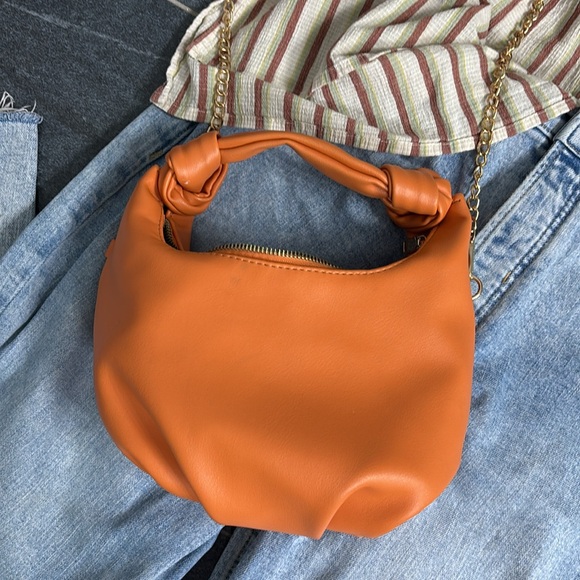 orange crossbody  bag - Picture 3 of 6